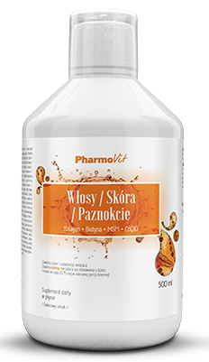 Kolagen włosy, skóra, paznokcie Pharmovit, 500ml