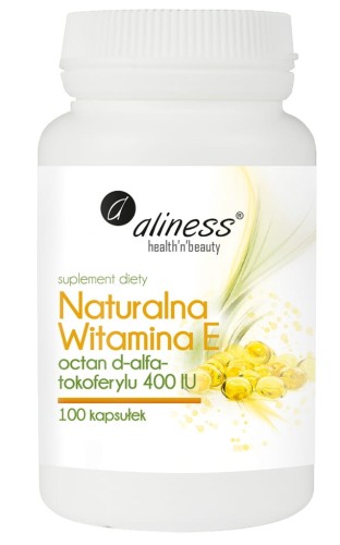 Naturalna Witamina E Aliness, 100 k