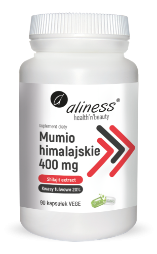 Mumio himalajskie Aliness, 400 mg, 90 k