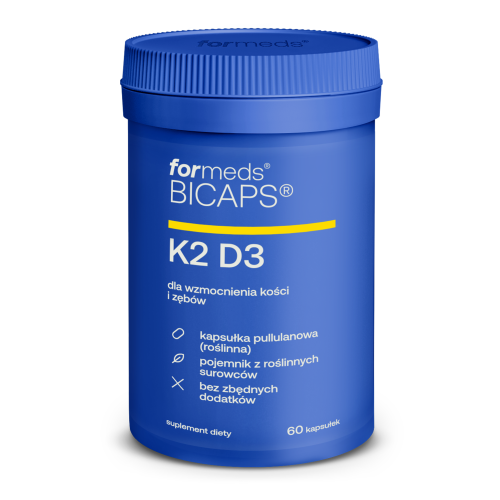Bicaps K2 D3 Formeds, 60 kaps.