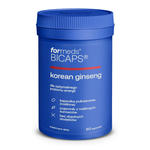 Bicaps Korean Ginseng Formeds, 60 kaps.
