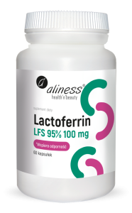 Lactoferrin Aliness, 100 mg, 60 k