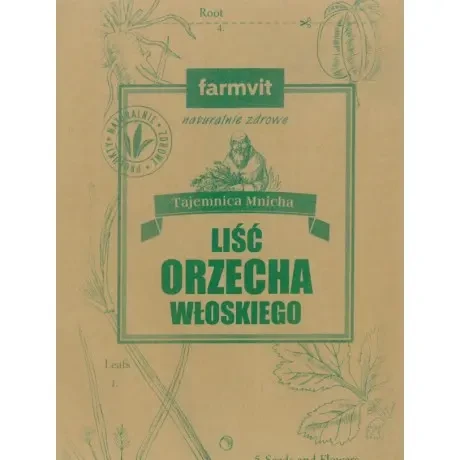 Orzech Włoski Liść Farm-Vit 50 g