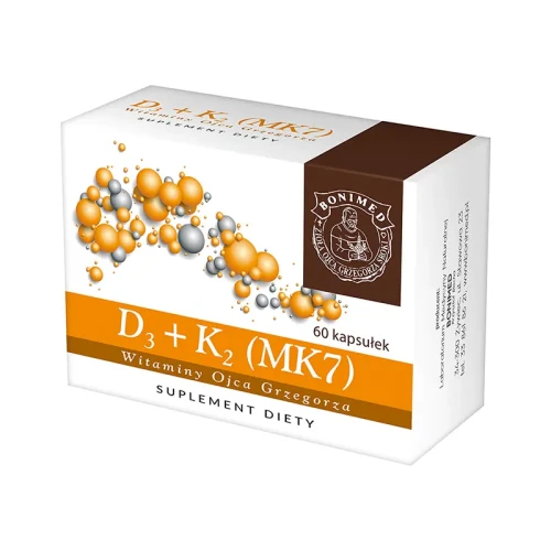Witamina D3 + K2MK7 Bonimed 60 k