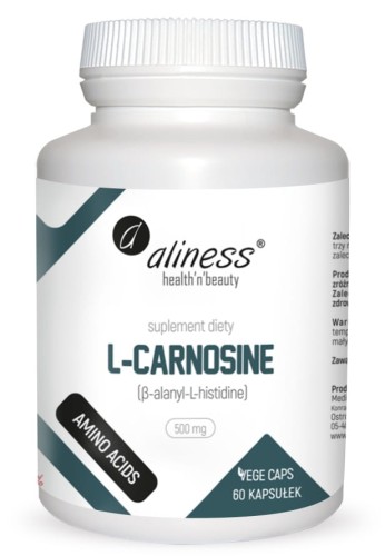 L-CARNOSINE 500 mg x 60 Vege kaps., Aliness