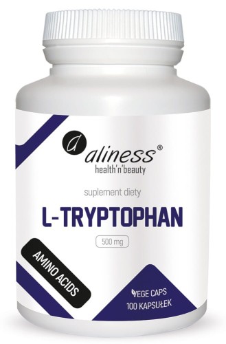 L-Tryptophan 500 mg x 100 VEGE kaps., Aliness