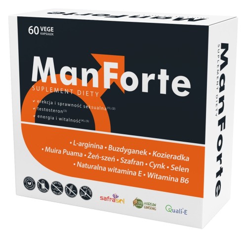 ManForte dla mężczyzn x 60 vege kaps., Aliness