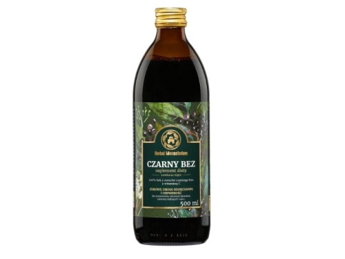 Sok z czarnego bzu 500 ml Herbal Monasterium