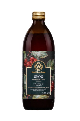 Sok z Głogu 500 ml Herbal Monasterium