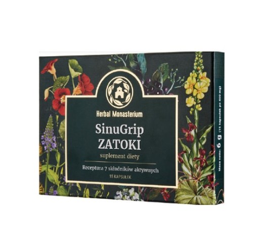 SinuGrip na zatoki 15 kaps. Herbal Monasterium 