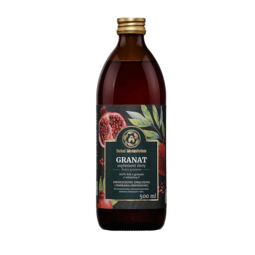 Granat sok naturalny 500 ml Herbal Monasterium