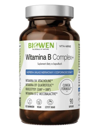Witamina B Complex+ 90 kaps. Biowen 