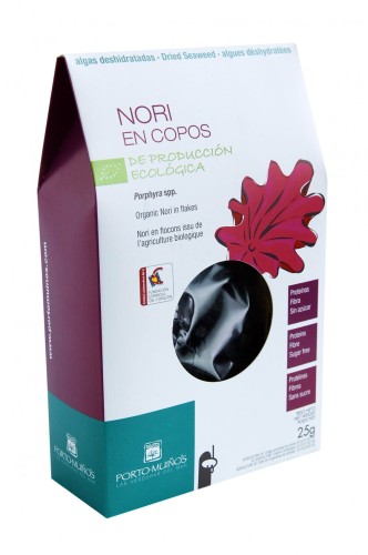 ALGI MORSKIE SUSZONE - NORI PŁATKI BIO 25 g - PORTO MUINOS
