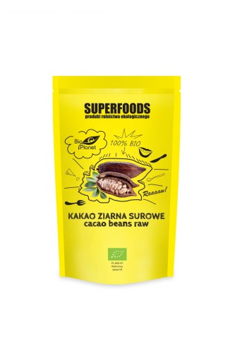 KAKAO ZIARNA SUROWE BIO 200 g - BIO PLANET